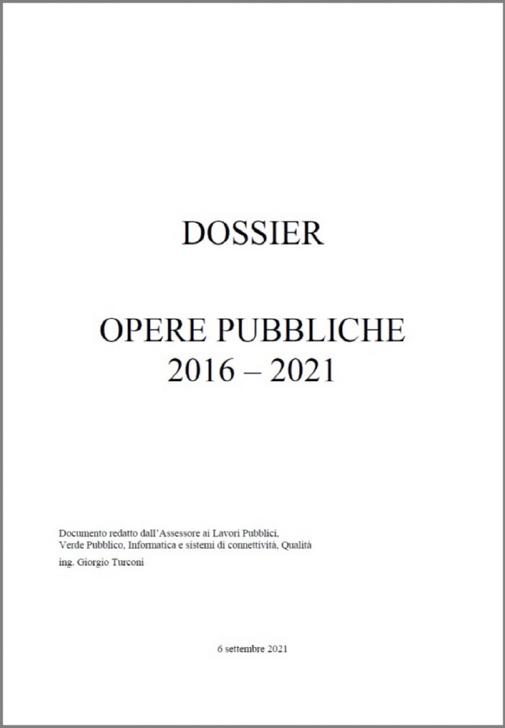 Dossier Opere Pubbliche